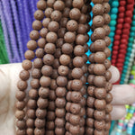 Lava bead strings, Each string contains 45-48 beads
