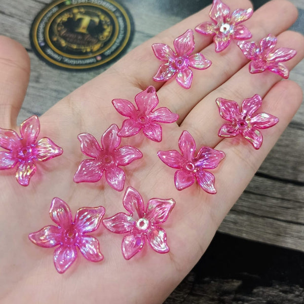 Five Petal flower beads - teens accessories Pakistan