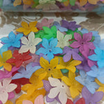 Acrylic matte flower beads