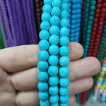 Lava bead strings, Each string contains 45-48 beads