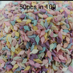 Matt pastel bead shapes