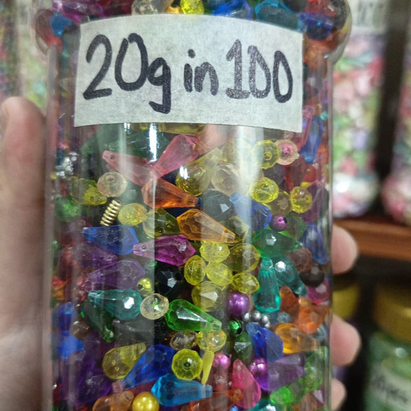 Mix acrylic crystal beads