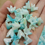 Lily flower beads