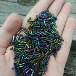 Glass pipe beads