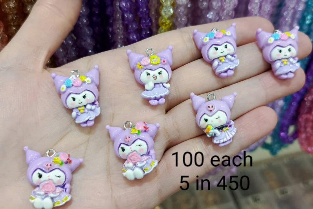 Resin charms