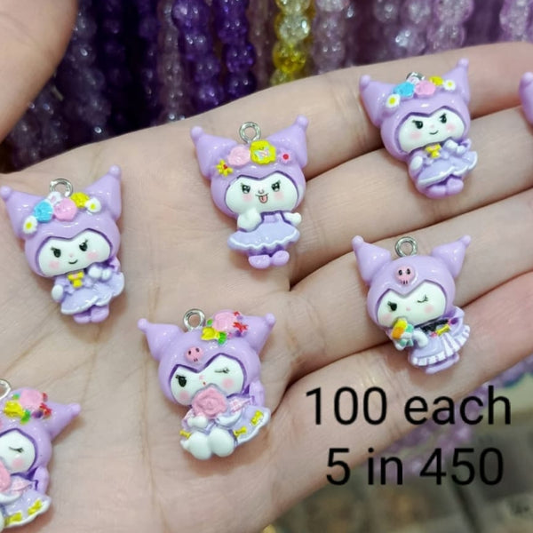 Resin charms