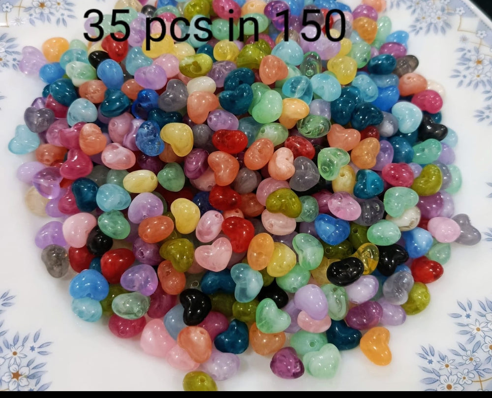 Acrylic coloured bead's