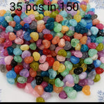 Acrylic coloured bead's
