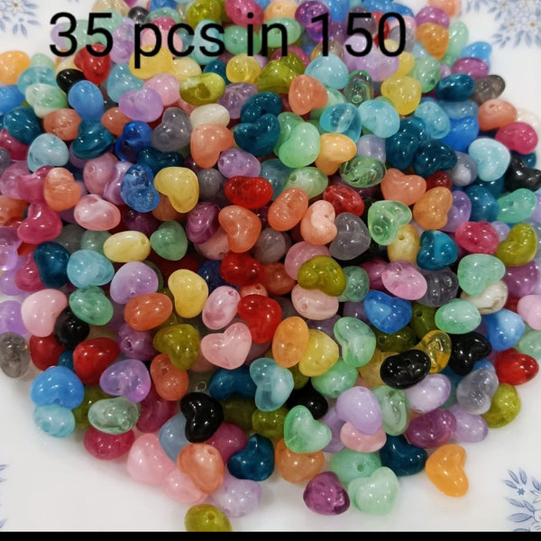 Acrylic coloured bead's
