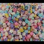 Matt pastel bead shapes