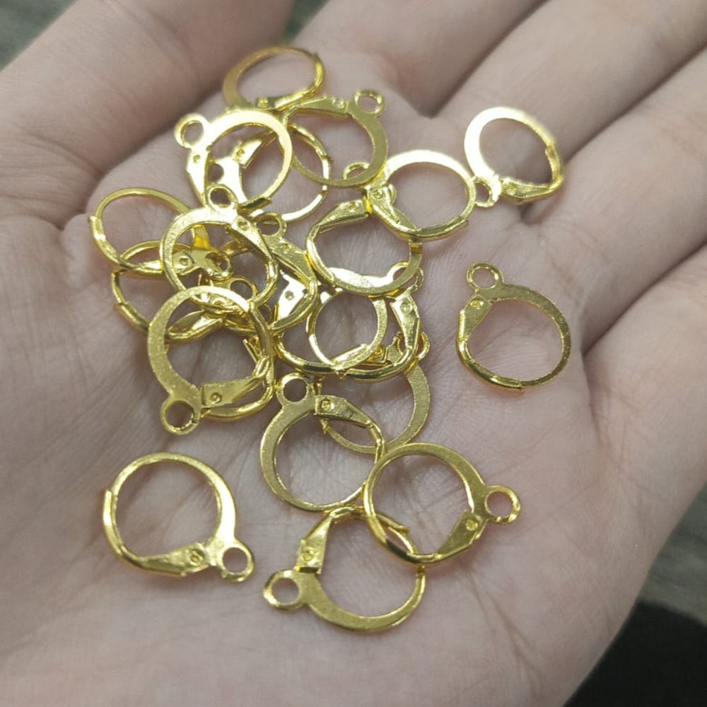 Round Earring Hooks Pair