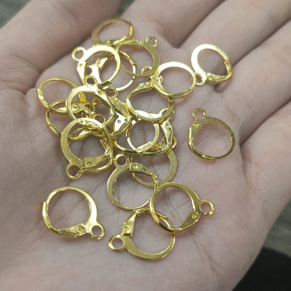 Round Earring Hooks Pair