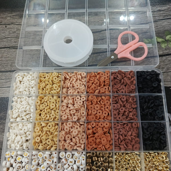Clay beads box