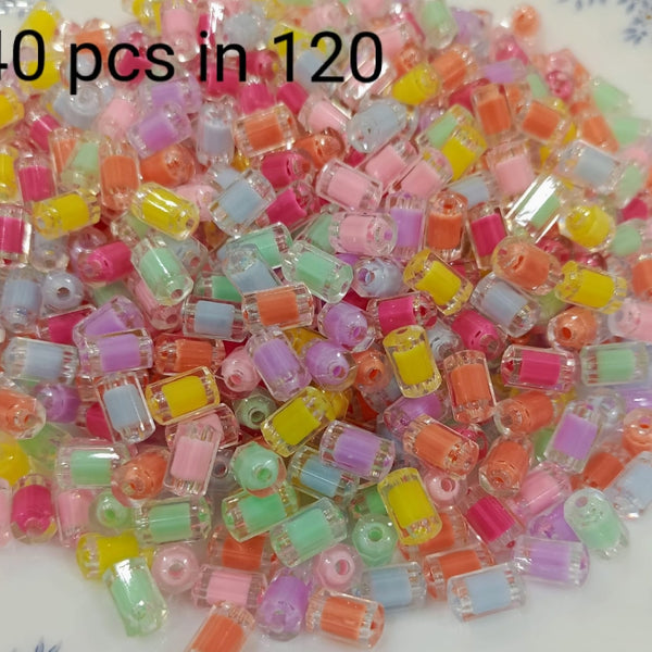 Double tone beads shapes