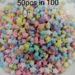 Matt pastel bead shapes