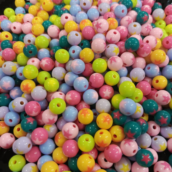 Beads with star