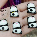 Resin Panda Charms