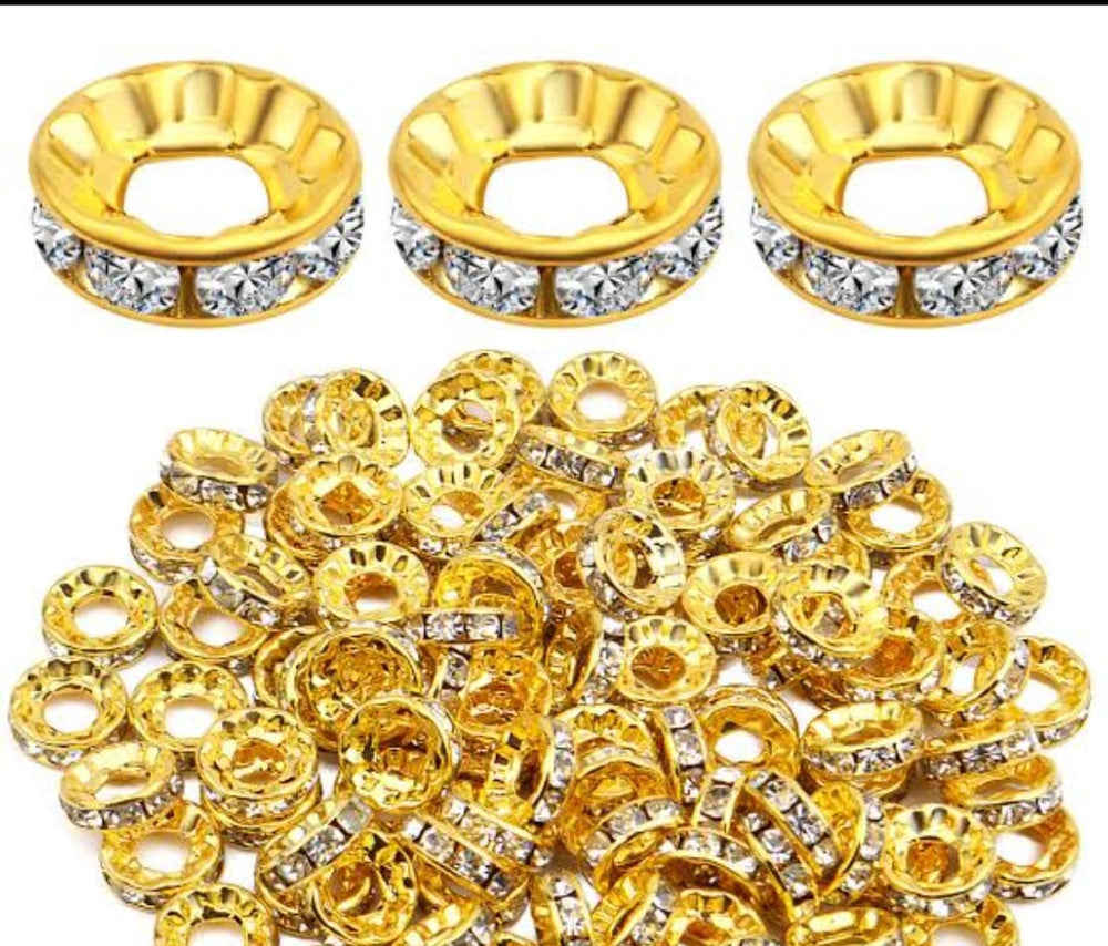Rhinestone Spacer Beads