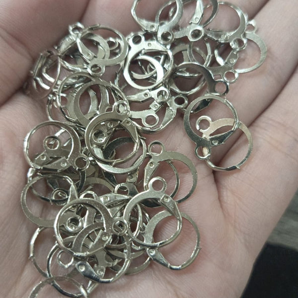 Round Earring Hooks Pair