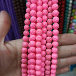 Lava bead strings, Each string contains 45-48 beads