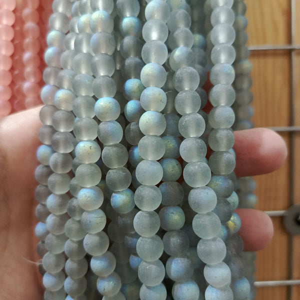 Frosted Golden Shine Bead String 8mm