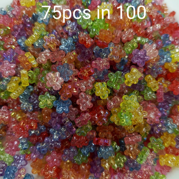 Small multi flower beads