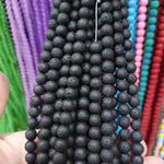 Lava bead strings, Each string contains 45-48 beads