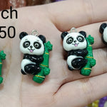Resin Panda Charms