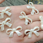 White bows big