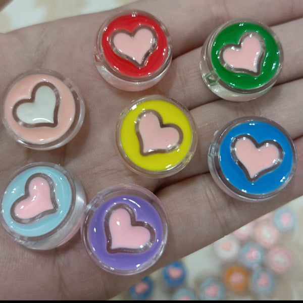 Clear Tinted Acrylic beads