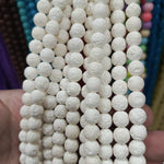 Lava bead strings, Each string contains 45-48 beads
