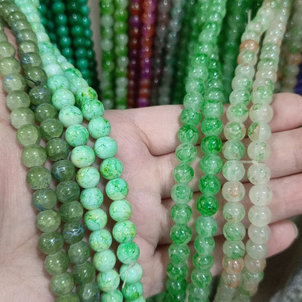 Printed Beads Strings 8mm