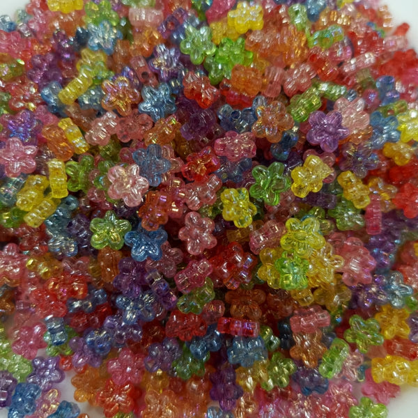 Small multi flower beads
